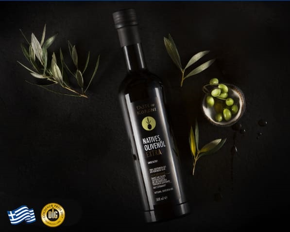 Taste of Koroni - Griechisches Olivenöl extra nativ - Flasche 0,50 Liter