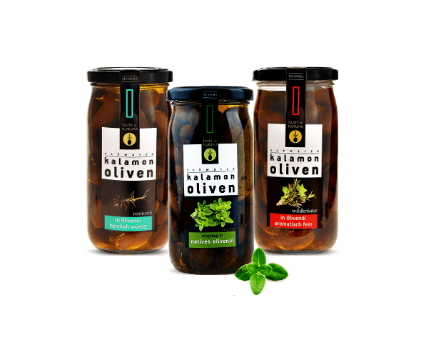 Feinschmecker-Set Kalamata Oliven - Vorteilspaket zum Sonderpreis!
