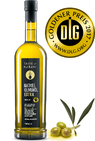 Jetzt bestellen: Taste of Koroni - Griechisches Olivenöl nativ extra in der 750ml Flasche