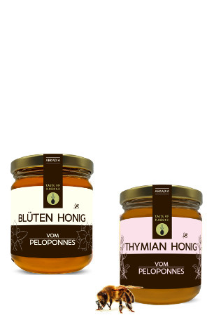 Honigset - Waldhonig und Blütenhonig zum Sonderpreis